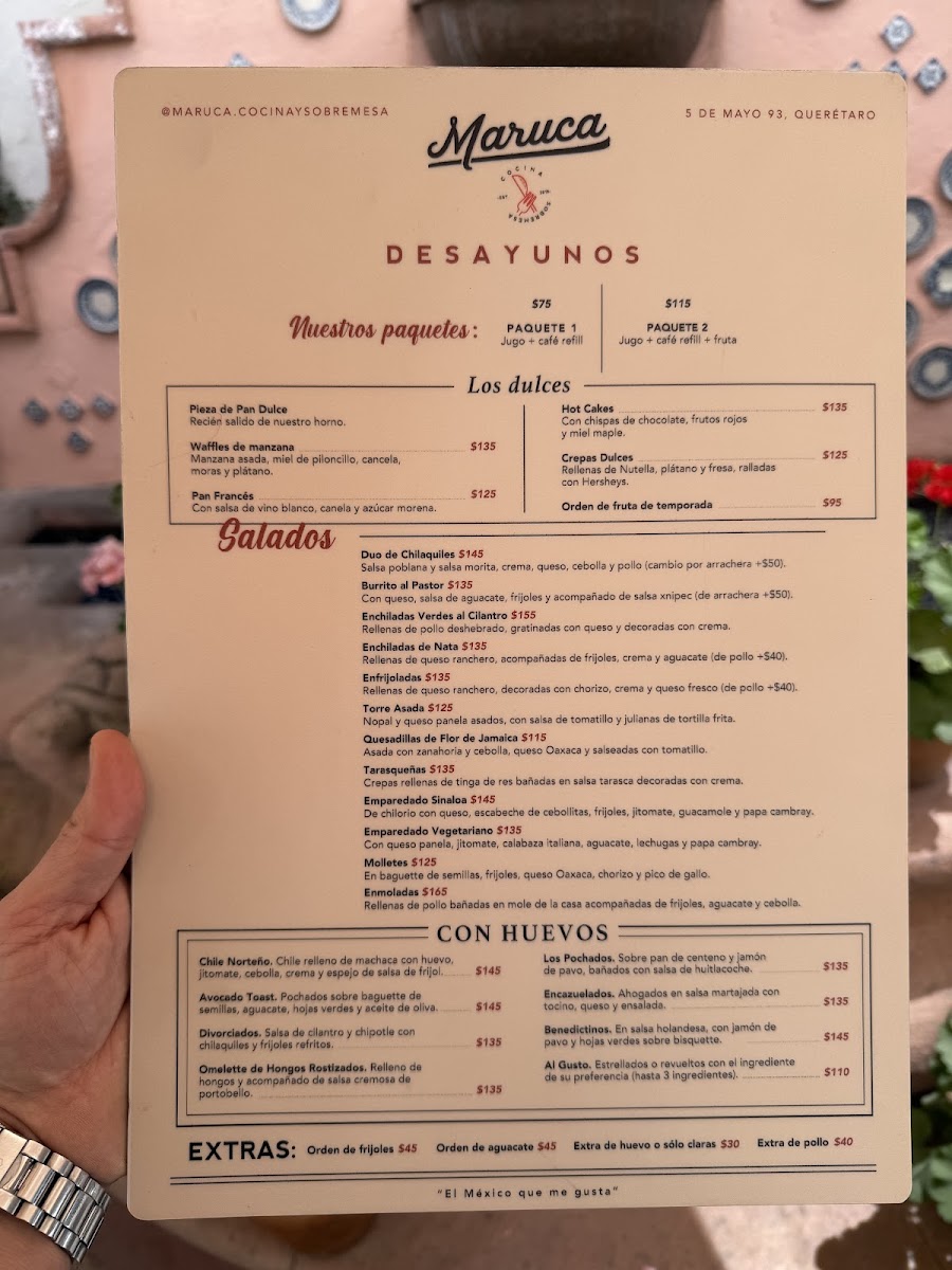 Maruca Cocina & Sobremesa Menu - Image 2