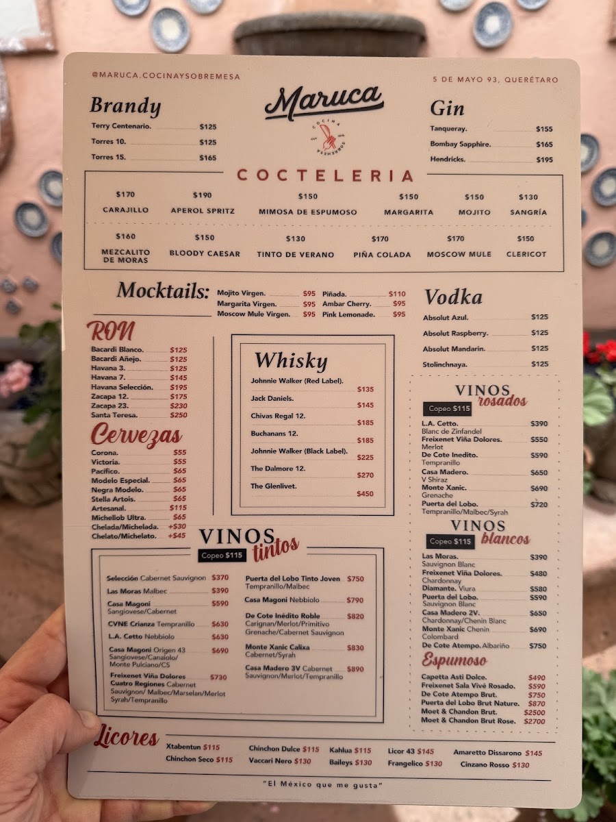 Maruca Cocina & Sobremesa Menu - Image 3