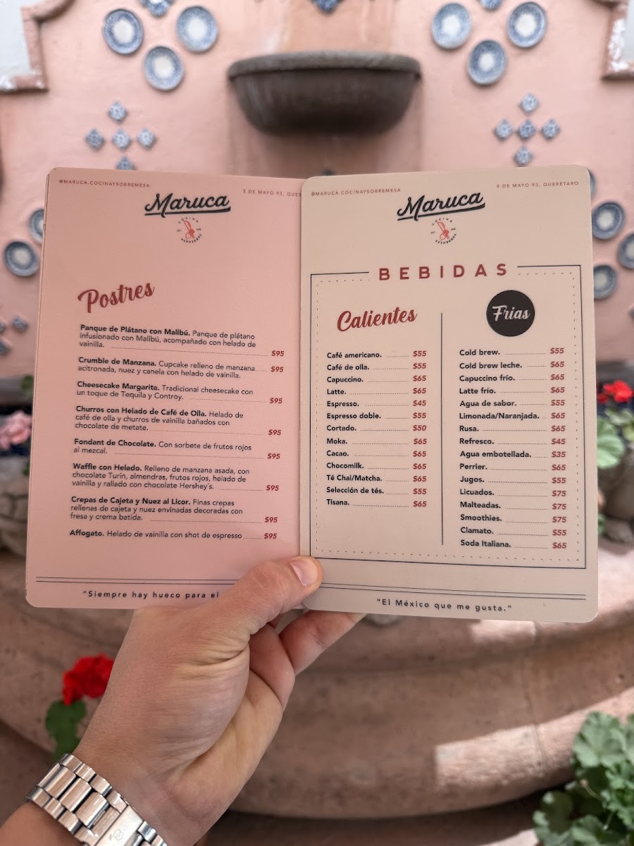 Maruca Cocina & Sobremesa Menu - Image 4