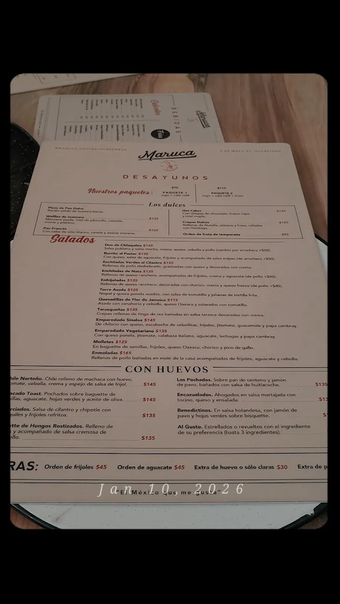 Maruca Cocina & Sobremesa Menu - Image 5