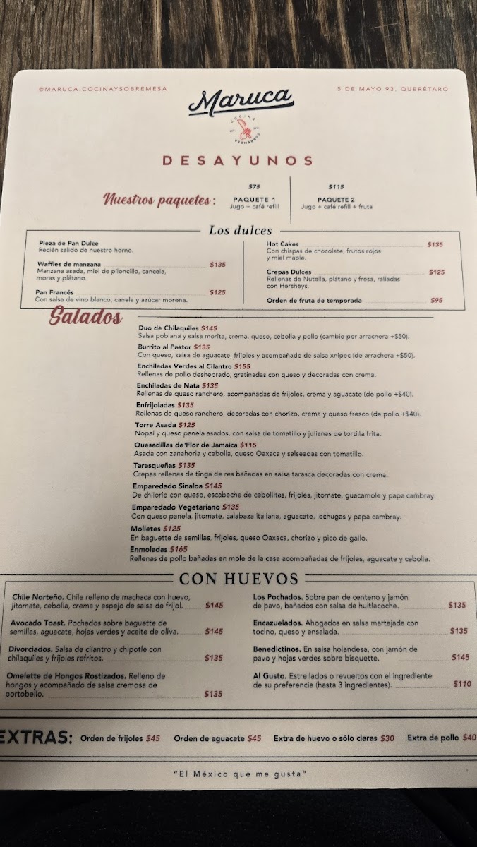 Maruca Cocina & Sobremesa Menu - Image 6